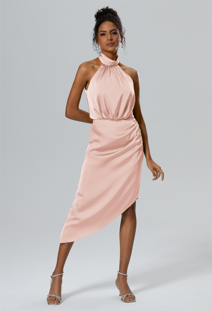 AW Ulrica Pearl Pink  Wedding Guest Dresses